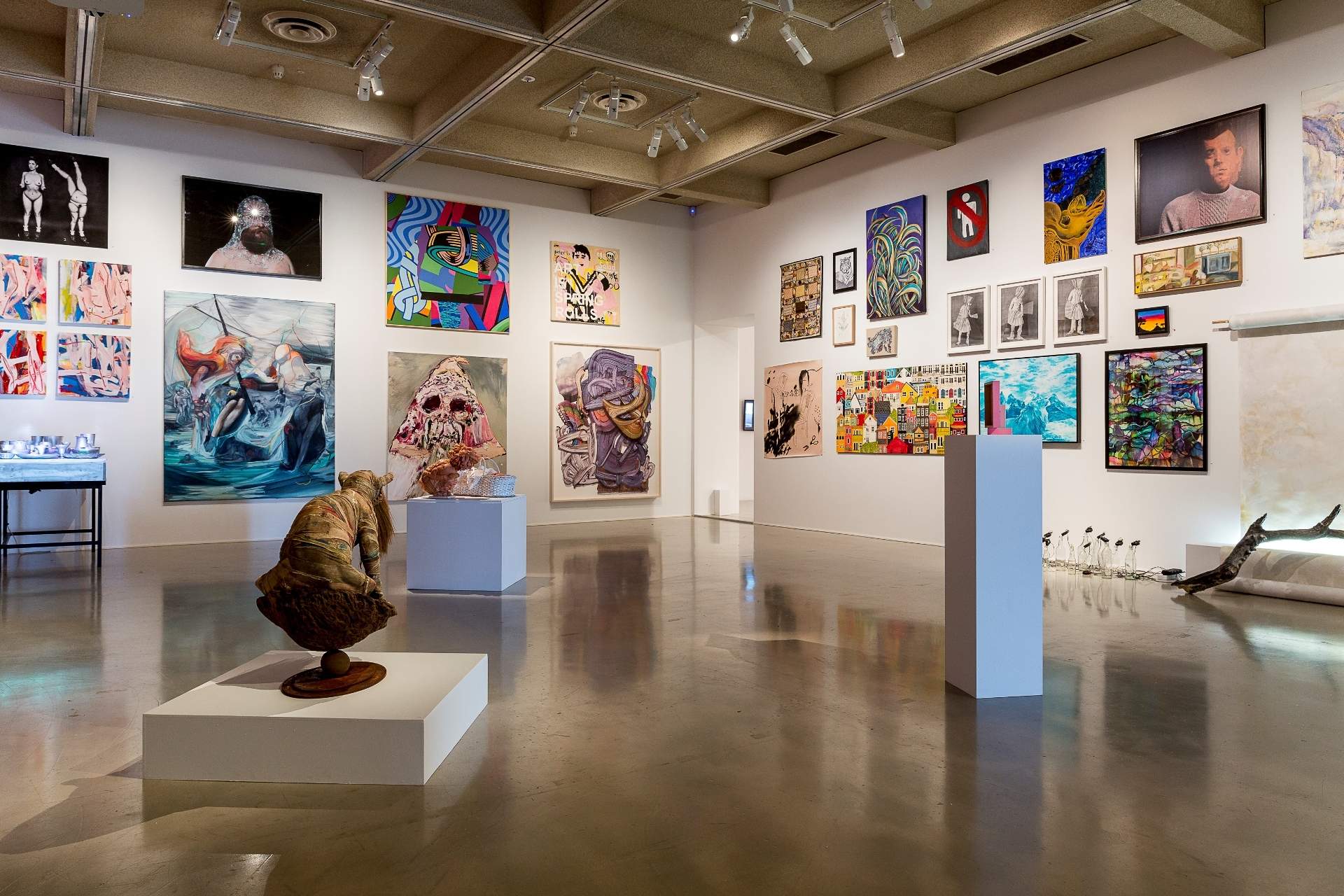 Modern art inspired by traditional cultures